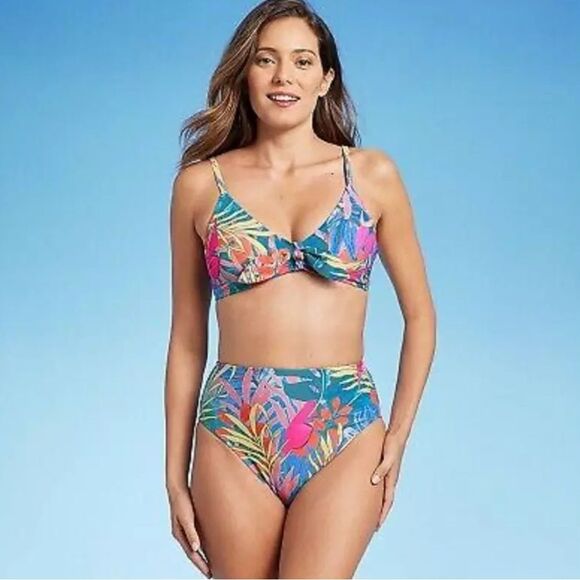 Kona Sol bikini bottom size M (8-10) Hawaiian print NWT top sold separately - Picture 12 of 12